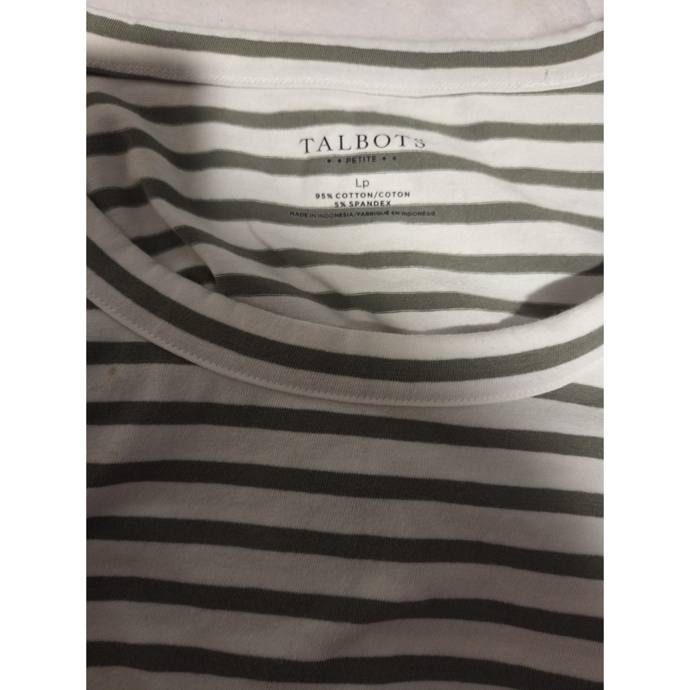 Talbots Striped Top PL - Picture 1 of 3